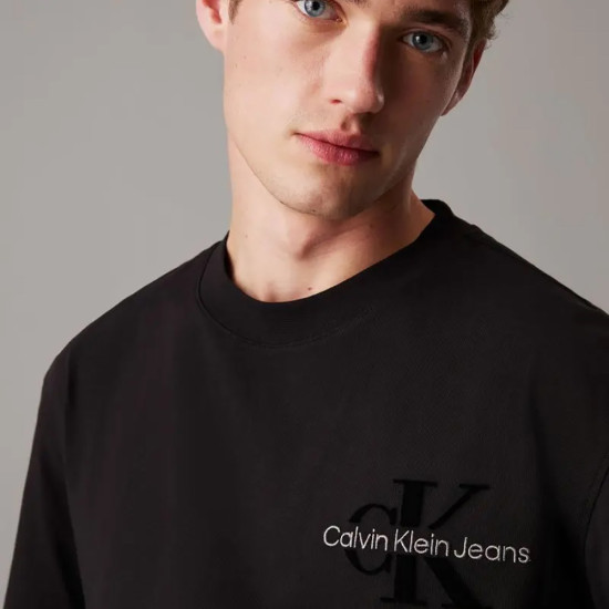 Calvin Klein Ανδρική κοντομάνικη μπλούζα Bristle Monologo Tee